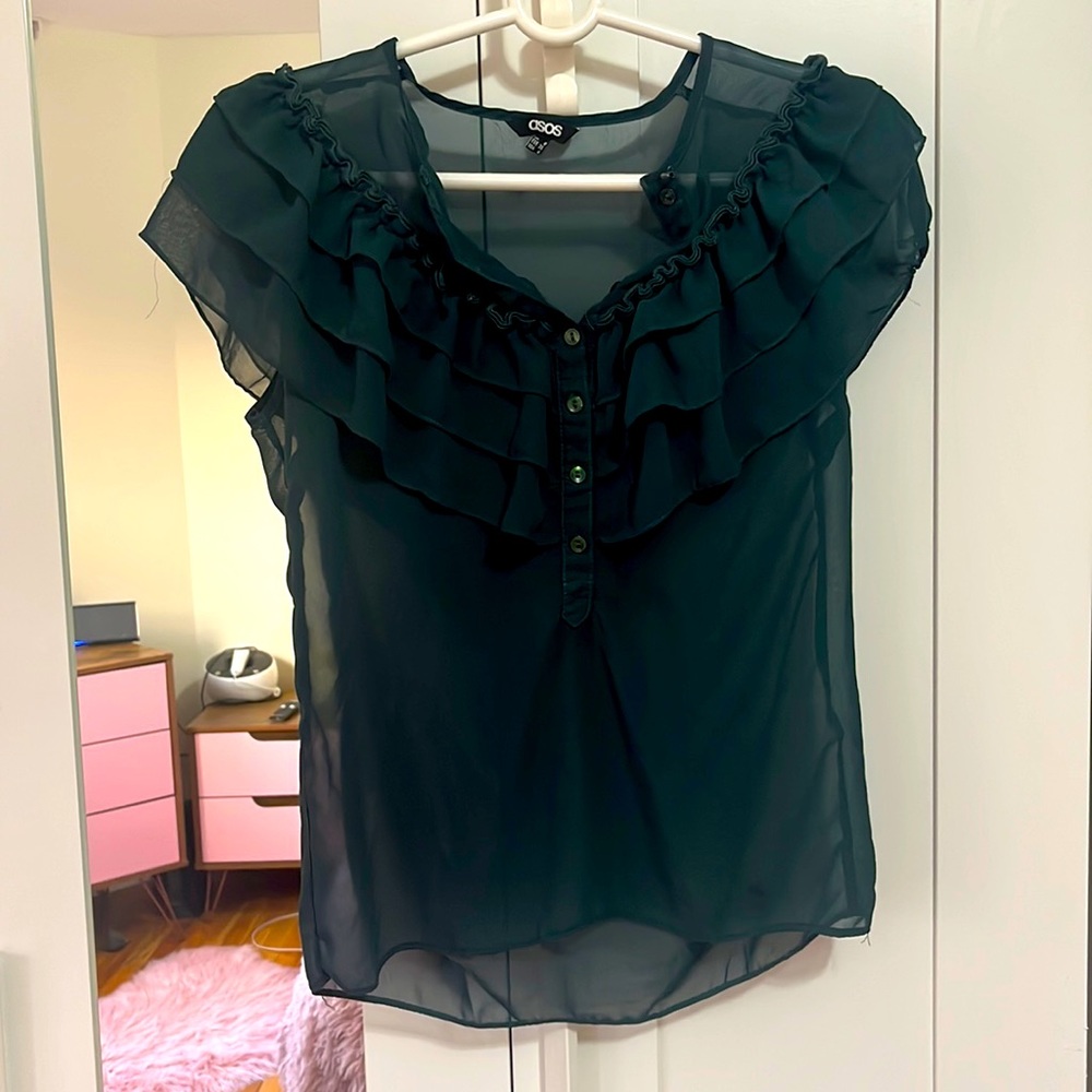 Dark green shirt